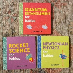 3 Science Baby Board Book Bundle